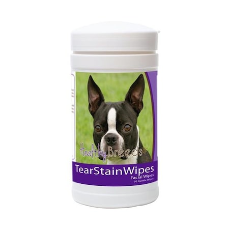 Healthy Breeds Healthy Breeds 840235152934 Boston Terrier Tear Stain Wipes 840235152934